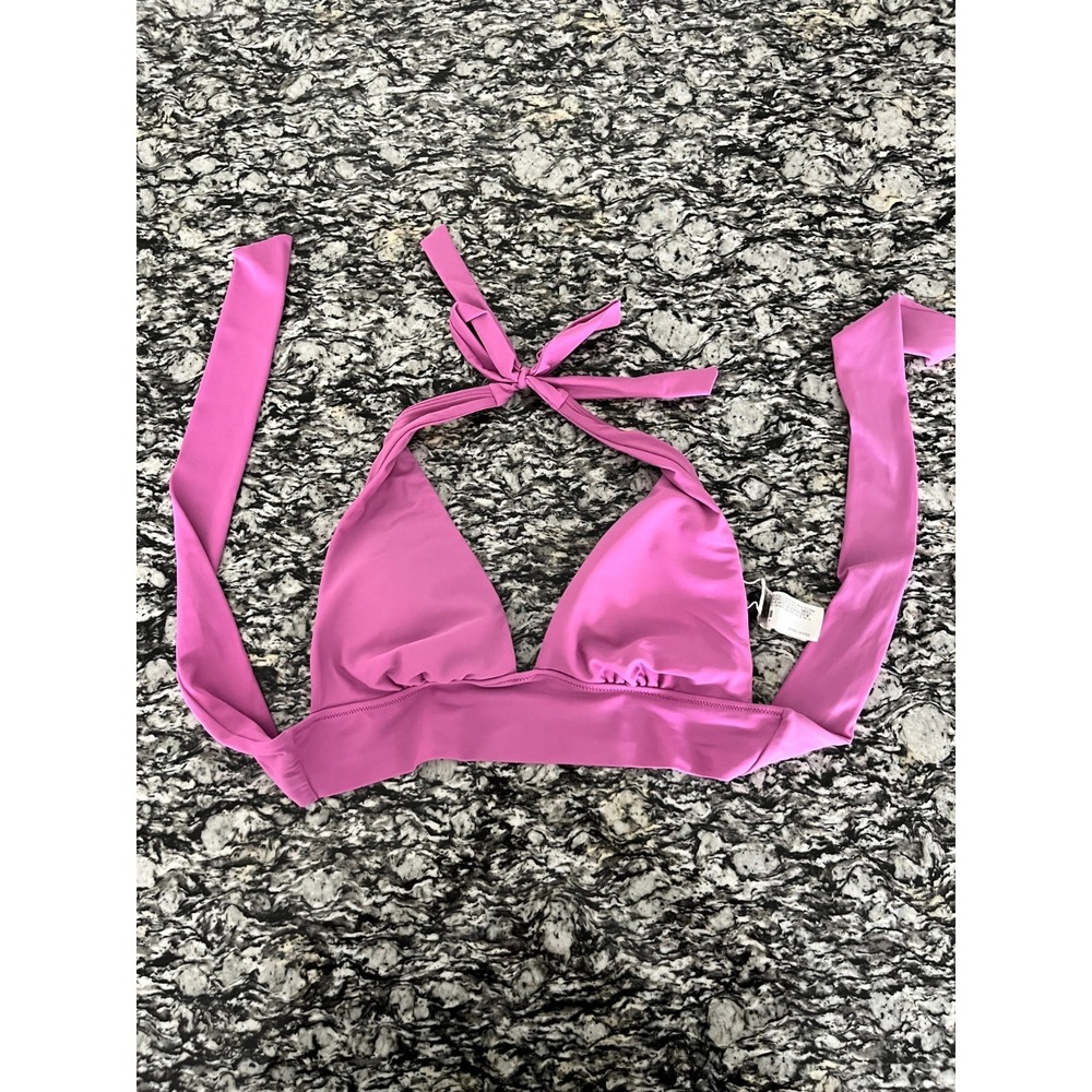 Womens Bikini Top Medium Pink Stretch Beachwear Swimming Pool Vacation Summer